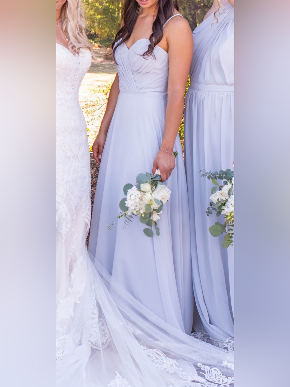 SORELLA VITA Soft Periwinkle Sweetheart Bridesmaid Gown
